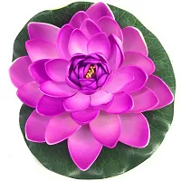 TFH Artificial Lotus Flower for Pool Decoration. (Purple)-thumb3