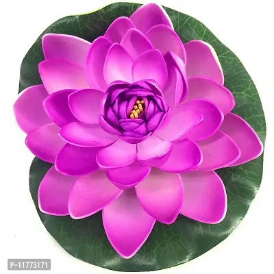 TFH Artificial Lotus Flower for Pool Decoration. (Purple)-thumb4