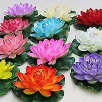 TFH Artificial Lotus Flower for Pool Decoration. (Multi Pack of-3)-thumb3