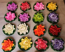 TFH Artificial Lotus Flower for Pool Decoration. (Multi Pack of-3)-thumb1