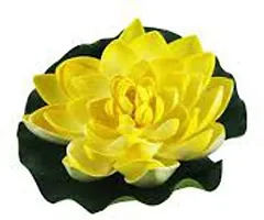 TFH Artificial Lotus Flower for Pool Decoration. (Yellow)-thumb3