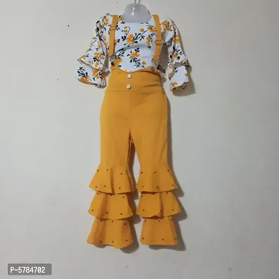 Trendy Cotton Blend Jumpsuit for Girl-thumb0