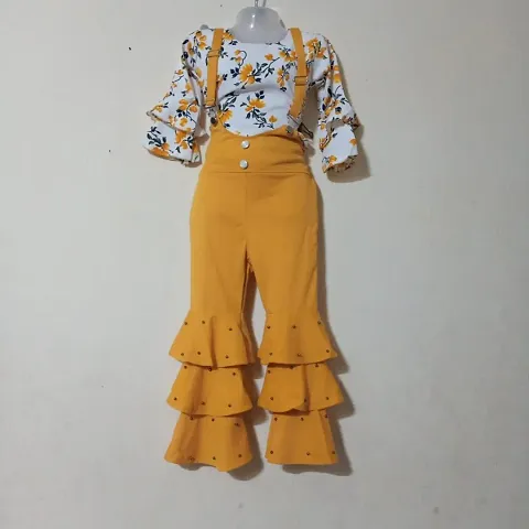 Girl's Cotton Jumpsuit
