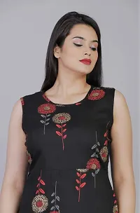 Black Sleeveless kurti-thumb1