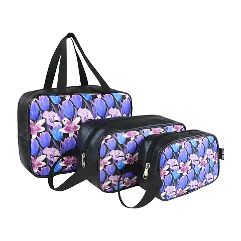 Mike Multi-Functional Makeup Pouch for Women set ofnbsp;3nbsp;-