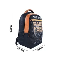 Mike Bags Exquisite Backpack in Black - 27 Liters Capacity-thumb3