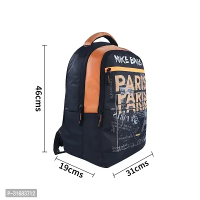 Mike Bags Exquisite Backpack in Black - 27 Liters Capacity-thumb4