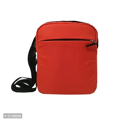 Stylish Solid Messenger Bag - Red-thumb2