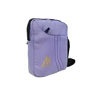 Stylish Solid Messenger Bag - Purple-thumb3