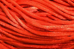 Samarth Malai Macrame Cord/Malai Dori/Silk Macrame (90 Meter) (Red)-thumb1