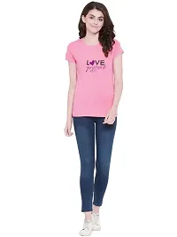 Women graphic Round Neck T-Shirt (Regular)-thumb2