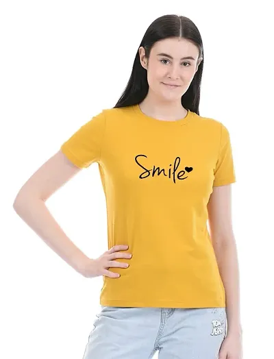 Women Short sleeve Round Neck T-Shirt (Regular)