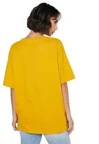 Womens Oversized Loose Western Wear Round neck T-shirt(Duck)-thumb2