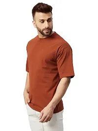 Men Western wear Printed Crew Neck T-Shirt (Oversized)-thumb3