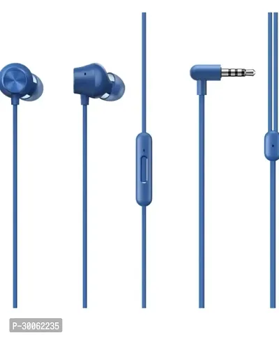 Classic Blue Wired Headphones/Earphones-thumb0