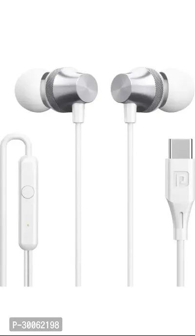 Classic White Wired Headphones/Earphones-thumb0