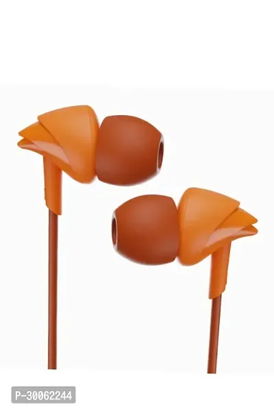 Classic Orange Wired Headphones/Earphones-thumb0