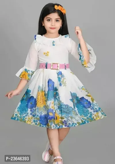 Stylish Cotton Frocks For Girl-thumb0