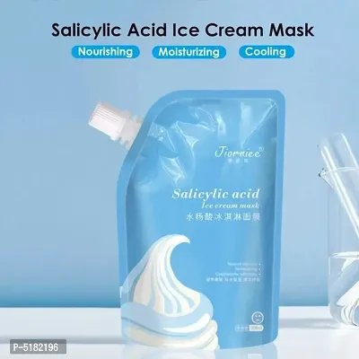 salicylic ice cream mask for acne removal pouch 300ml