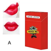 20 Pieces/Set of Lipstick Cigarette Cotton Swab Lipstick, Durable Waterproof Liquid Non-Stick Lipstick, Easy to Carry- Multicolor-thumb2