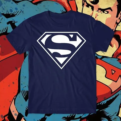 Stylish Cotton Superman Printed T-shirt