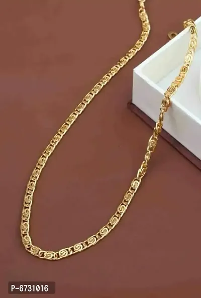 Nakoda gold plated fancy necklace chain