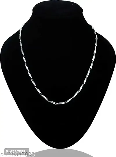 Silver plated fancy necklace chain