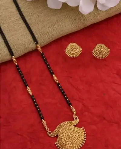 Traditional Designer Ethnic Beaded Mangalsutra Set