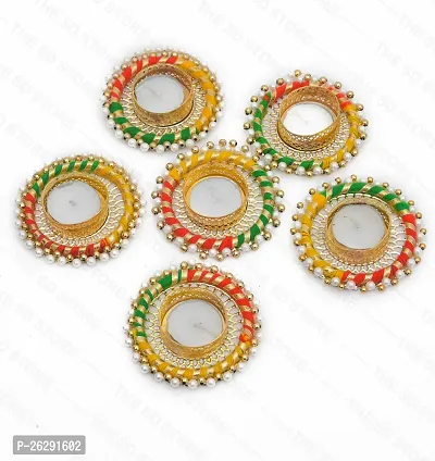 Stylish Tealight Candle Holder For Diwali Decor Candle Multicolor Pack Of 6-thumb2