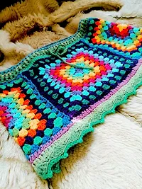 Elegant Multicoloured Knitted Woven Design Skirts For Women-thumb3