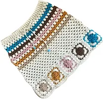 Elegant Multicoloured Knitted Woven Design Skirts For Women-thumb2