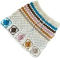 Elegant Multicoloured Knitted Woven Design Skirts For Women-thumb1