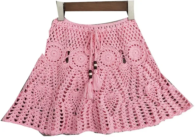 Elegant Knitted Woven Design Skirts For Women