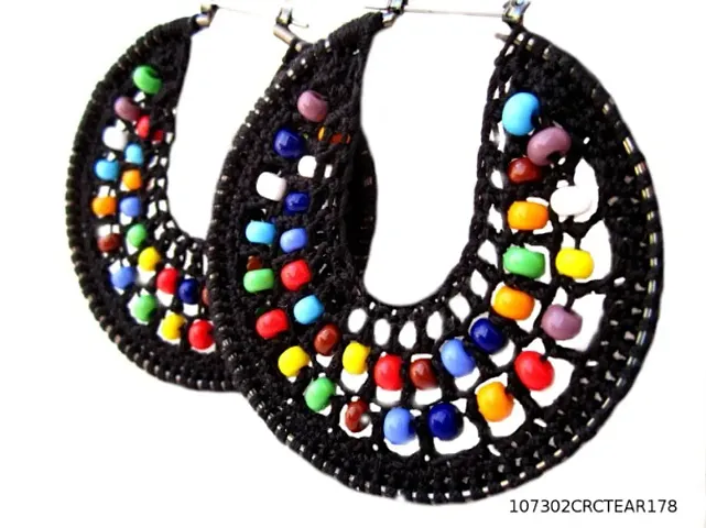Stunning Handcrafted Fabric Earrings