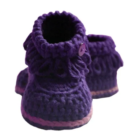Latest Beautiful Wool Booties For Baby