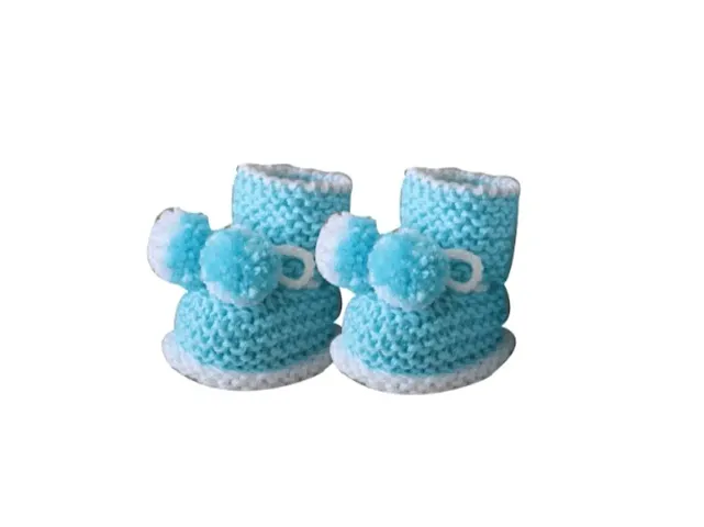 Infant Crochet Winter Booties