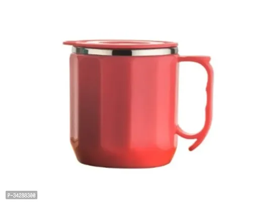 Beautiful Stainless Steel Double Wall Coffee Mug- 350ml-thumb0