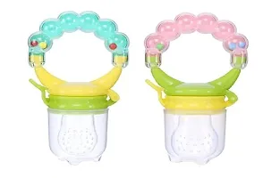 My NewBorn Baby Rattle Nibbler And Nose Cleaner Multicolor Pack Of 2-thumb2