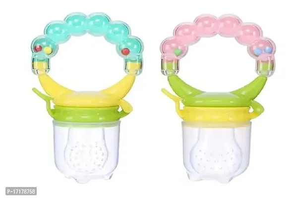 My NewBorn Baby Rattle Nibbler And Nose Cleaner Multicolor Pack Of 2-thumb3