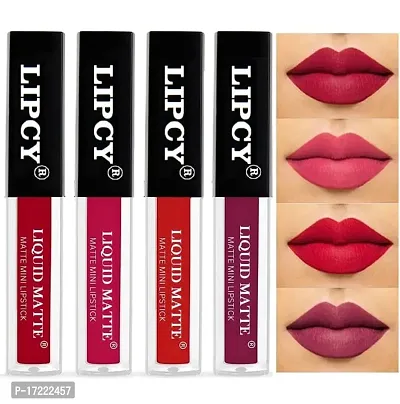 Lipstick Mini Lipsticks Combo Pack of 4-thumb0