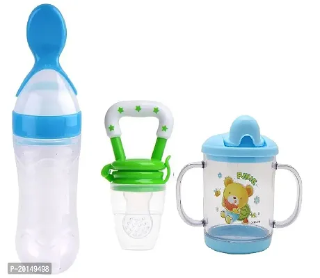 newBorn Spoon Bottel,Fruit Nibbler And sipper cup