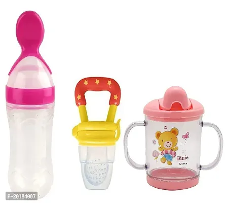 NewBorn Baby Spoon Bottel And Fruit Nibbler And Sipper Cup