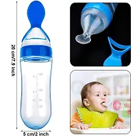 My NewBorn Baby Silicone Spoon Bottle And Fruit Nibbler And Finger Brush Pack Of 3-thumb2