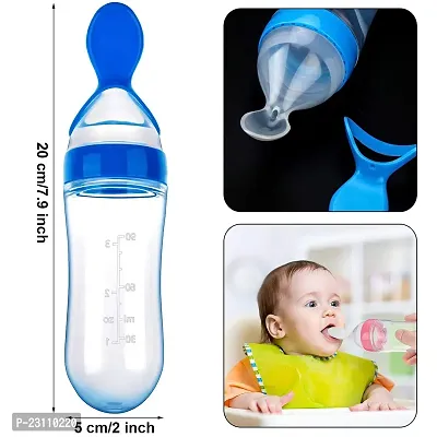 My NewBorn Baby Silicone Spoon Bottle And Fruit Nibbler And Finger Brush Pack Of 3-thumb3