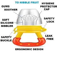 My NewBorn Baby Silicone Spoon Bottle,Fruit Nibbler And Finger Brush Pack Of 5-thumb3
