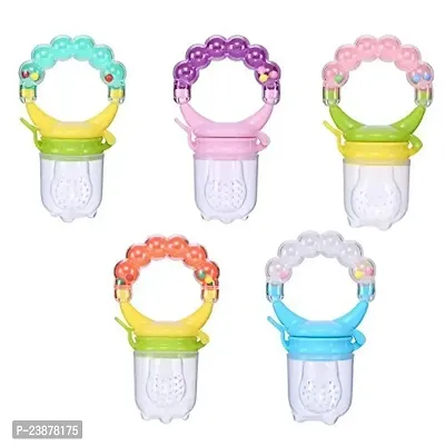 My NewBorn Baby Rattle Nibbler And Fruit Shape Teether pack Of 2-thumb2