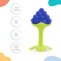 My NewBorn Baby Spoon Bottle And Fruit Nibbler And Fruit Shape Teether And Silicone Finger Brush pack Of 4-thumb1