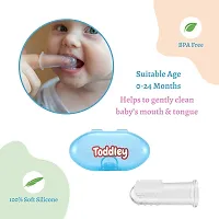 My NewBorn Baby Spoon Bottle And Fruit Nibbler And Fruit Shape Teether And Silicone Finger Brush pack Of 4-thumb2