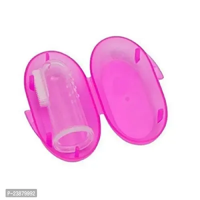 My NewBorn Baby Silicone Spoon Bootle And Fruit nibbler And Silicone Finger Brush With Case Pack Of 3-thumb2