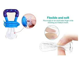 My NewBorn Baby Fruit Nibbler And Silicone Finger Brush Pack Of 2-thumb1